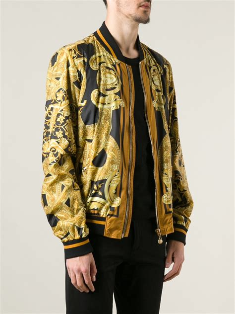 bomberjacke herren versace|Versace Bomber Jackets for Men .